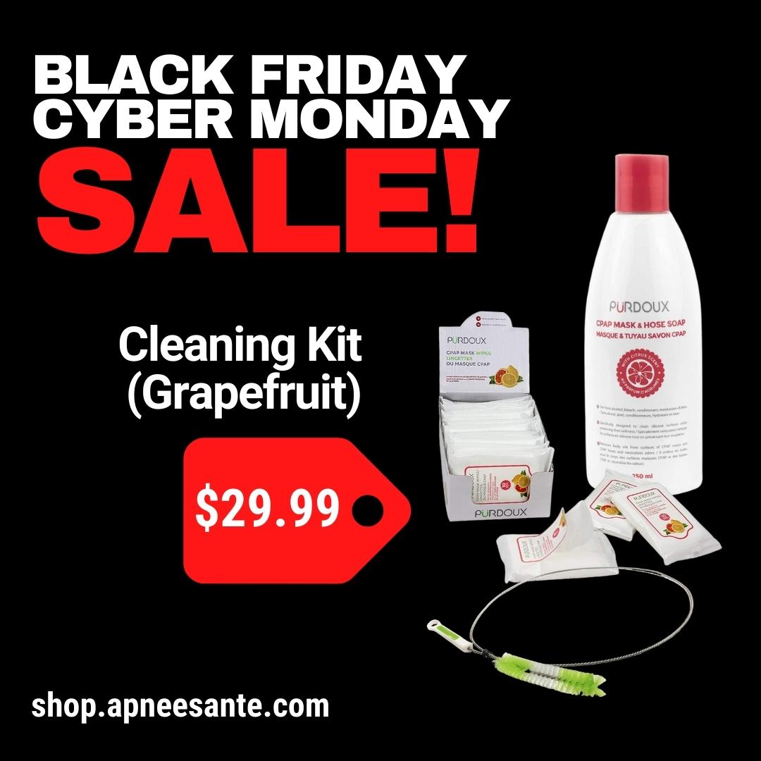 Black friday cyber monday - Grapefruit CPAP cleaning kit - $29.99