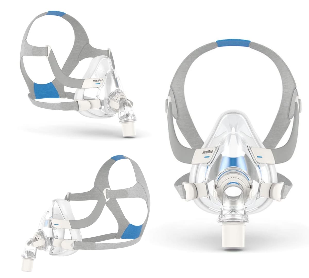 three different angles of the AirFit F20 mask