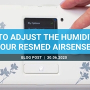 How to adjust the humidity on your Resmed AirSense?