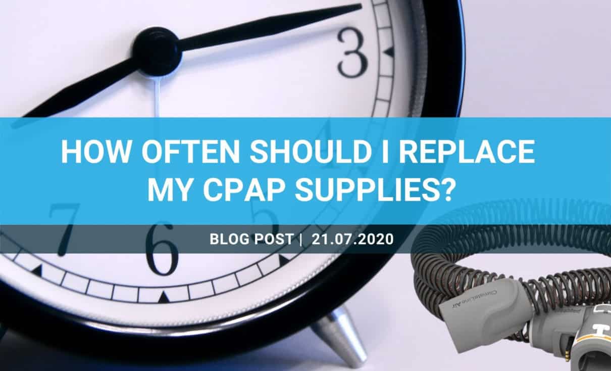 How often should I replace my CPAP supplies? Apnée Santé
