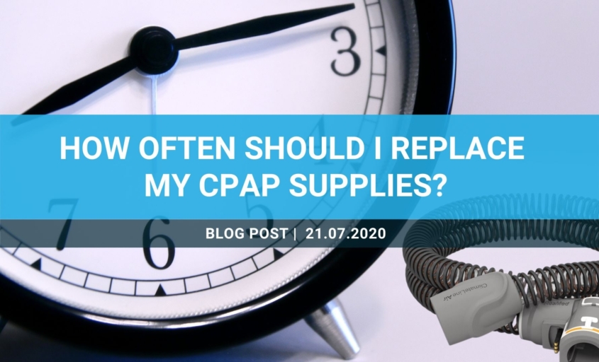 How often should I replace my CPAP supplies?
