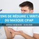 4 moyens de réduire l'irritation du masque CPAP