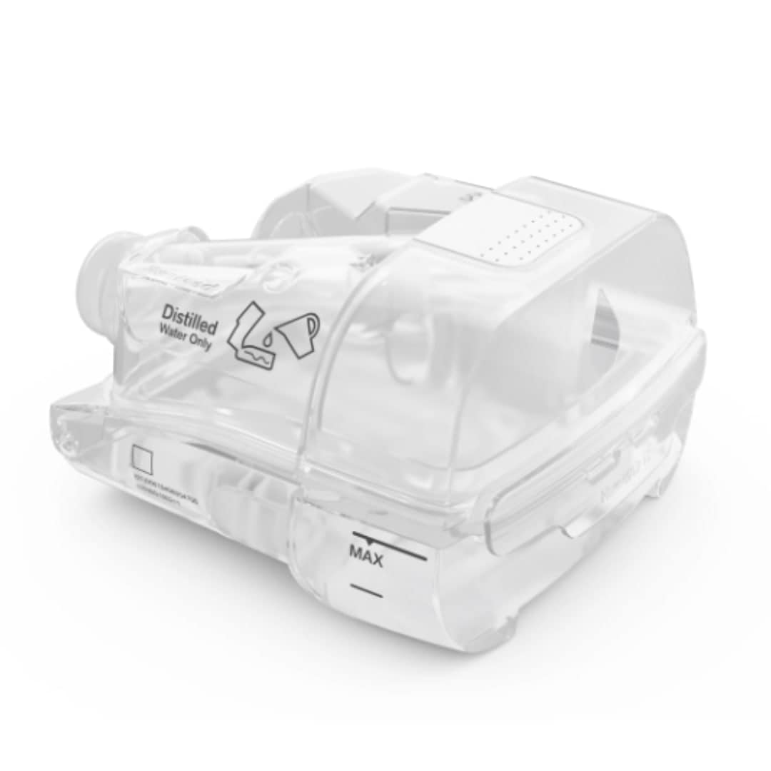 The AirSense 11 heated humidifier water chamber